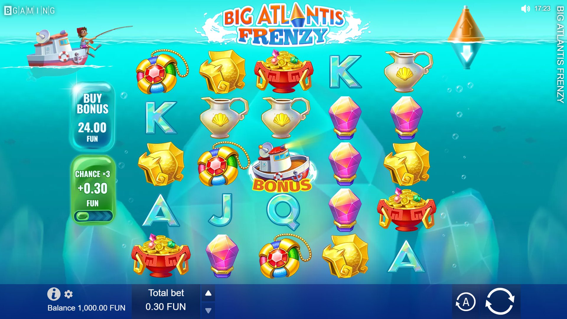Big Atlantis Frenzy By BGaming