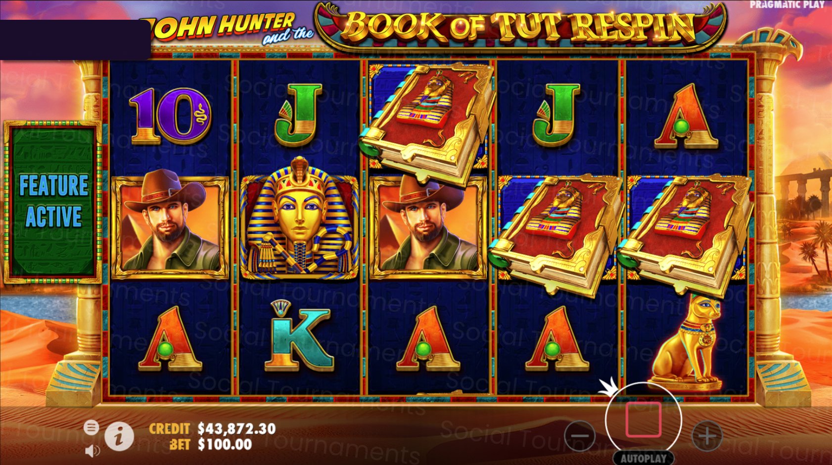 John Hunter and the Book of Tut Respin By Pragmatic Play