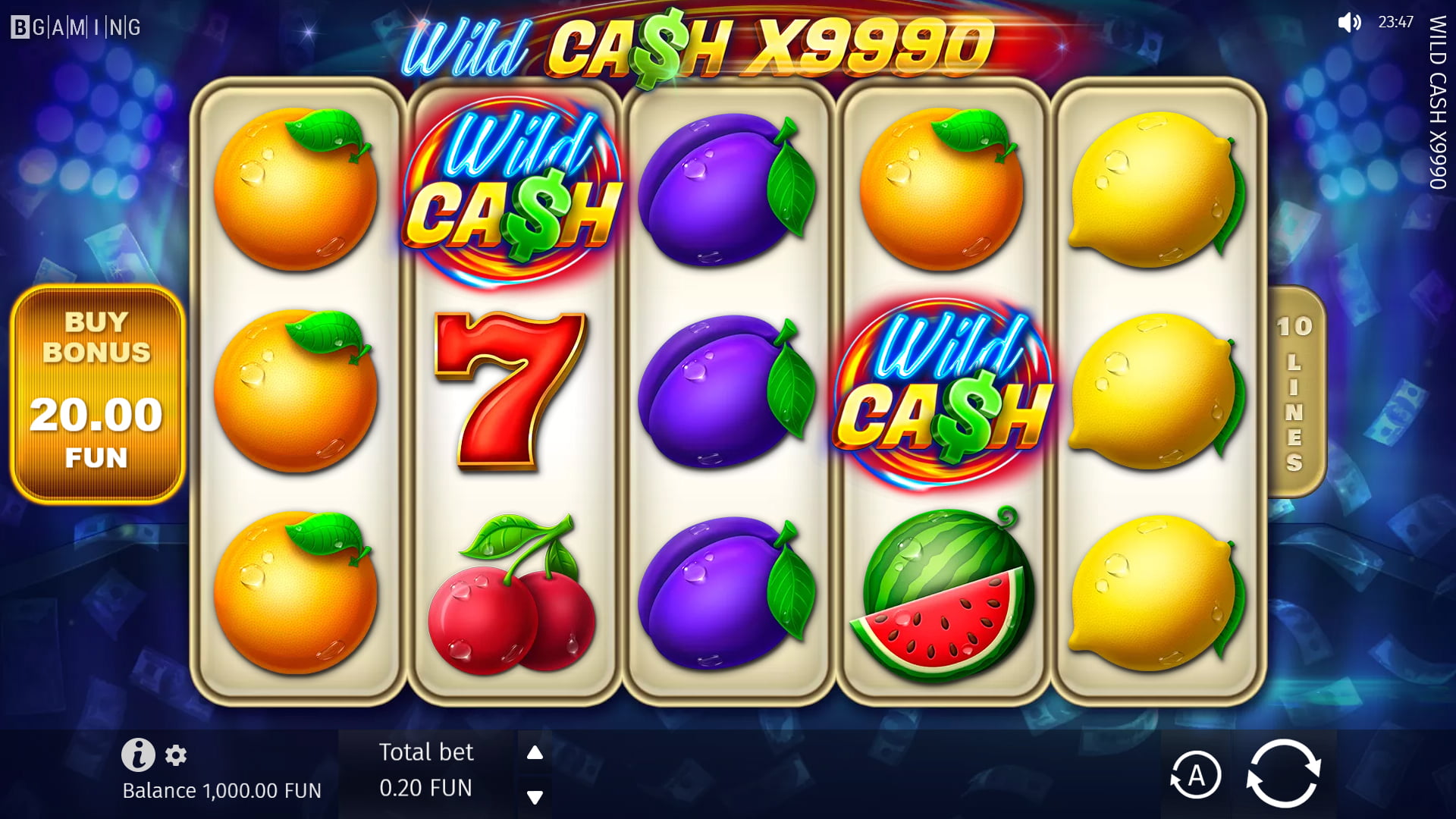 WILD CASH x9990 Slot