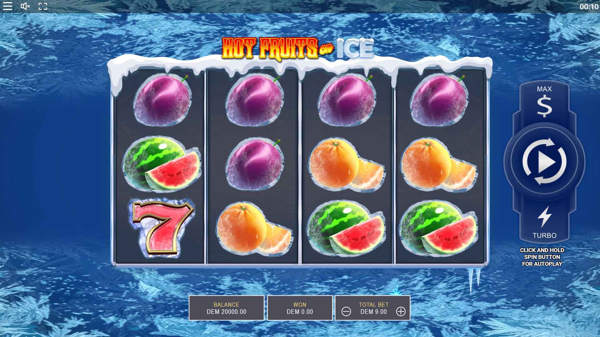 Hot Fruits On Ice By Mancala Gaming
